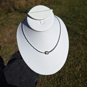 Flashy Labradorite, Hematite Necklace ~ Handcrafted Jewelry